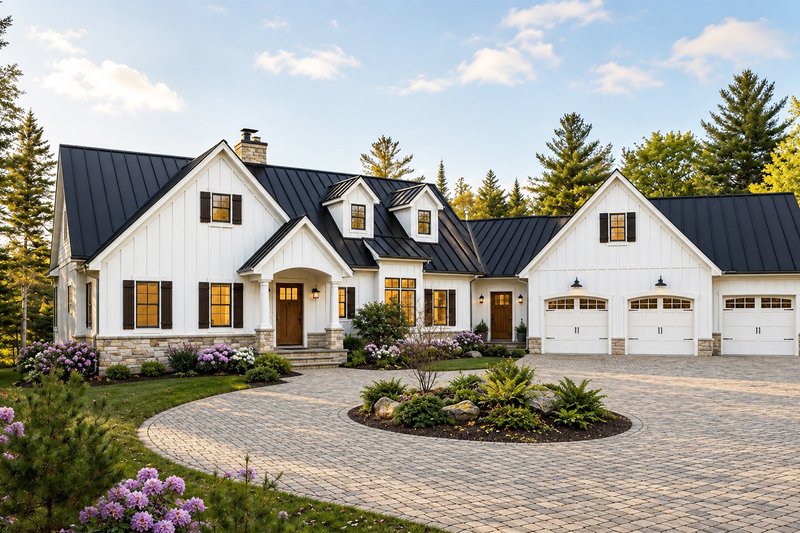 Dream House Plan - Exterior - Front Elevation 2 for Farmhouse House Plan #928-421 - 2 bed, 2.5 bath