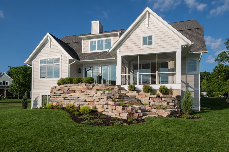Architectural House Design - Exterior - Rear Elevation 2 for Colonial House Plan #928-334 - 3 bed, 3.5 bath