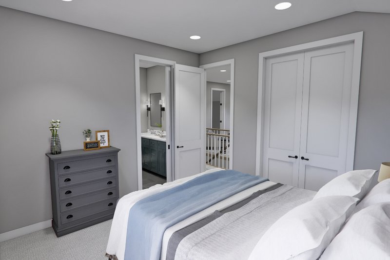 House Design - Interior - Bedroom 3 for Farmhouse House Plan #51-1273 - 4 bed, 3.5 bath