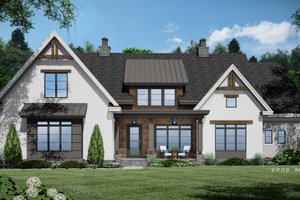 Farmhouse Exterior - Front Elevation Plan #51-1223