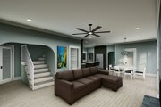 European Style House Plan - 3 Beds 2.5 Baths 1523 Sq/Ft Plan #923-285 
