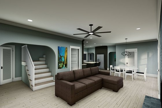 Exterior - Other Elevation 1 for European House Plan #923-285 - 3 bed, 2.5 bath