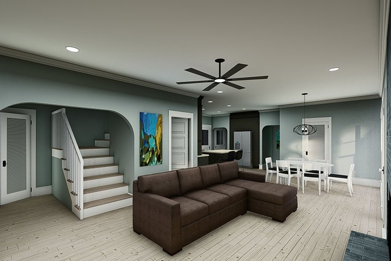 House Plan Design - Exterior - Other Elevation 1 for European House Plan #923-285 - 3 bed, 2.5 bath