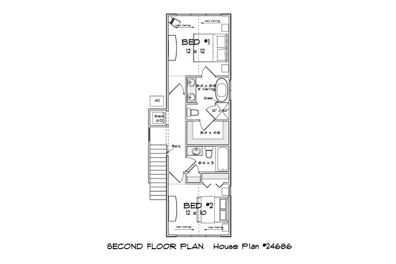 Dream House Plan - Floor Plan - Upper Floor for Cottage House Plan #513-2478 - 3 bed, 3 bath