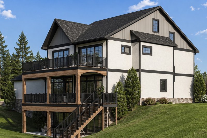 Architectural House Design - Exterior - Other Elevation 2 for Traditional House Plan #1064-502 - 7 bed, 4.5 bath