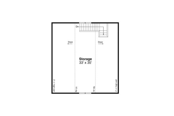 House Blueprint - Traditional Floor Plan - Upper Floor Plan #124-1309