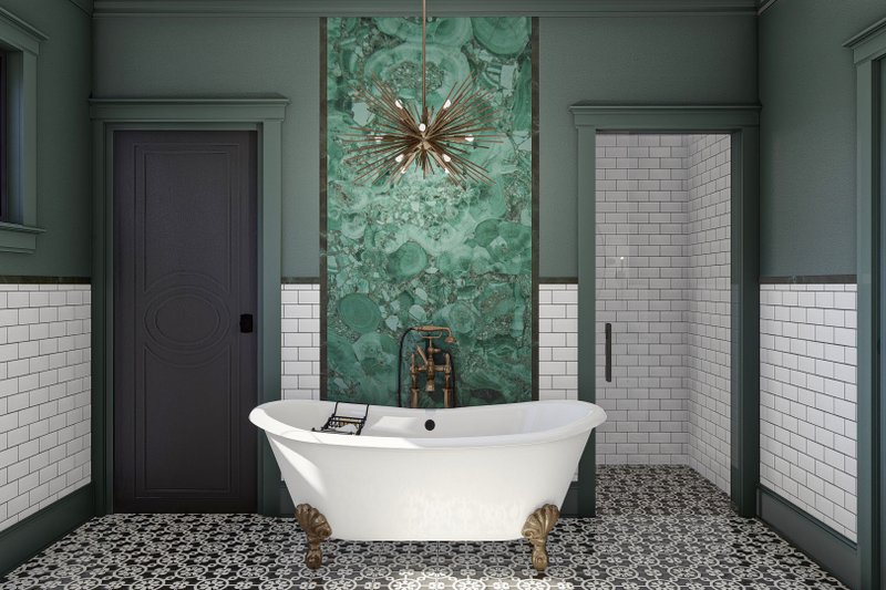 Home Plan - Interior - Master Bathroom 1 for Modern House Plan #455-638 - 3 bed, 2.5 bath