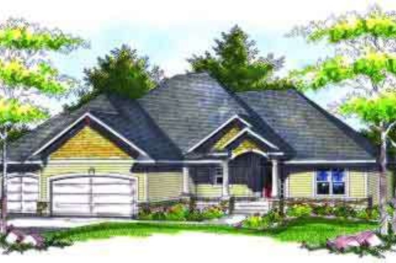 Home Plan - Traditional Exterior - Front Elevation Plan #70-727