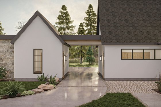 Exterior - Other Elevation 2 for Modern House Plan #455-520 - 5 bed, 4.5 bath