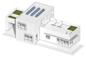Photo 3 for Modern House Plan #497-54 - 3 bed, 2 bath