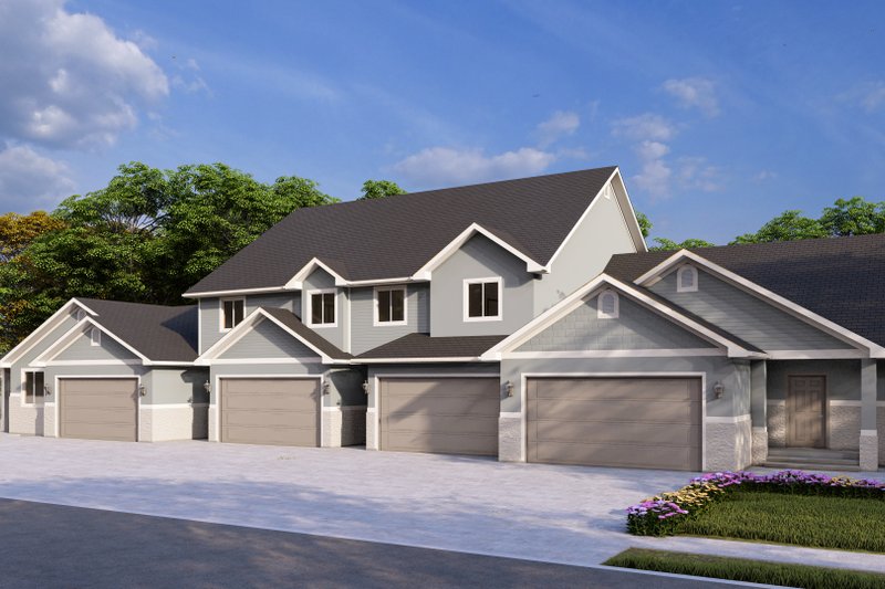 Dream House Plan - Exterior - Front Elevation 3 for Farmhouse House Plan #1060-321 - 10 bed, 10 bath