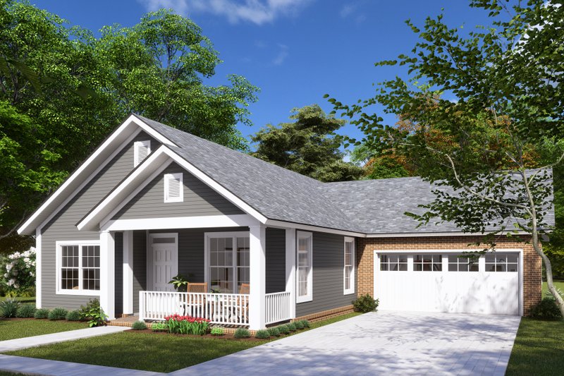 Ranch Style House Plan - 3 Beds 2 Baths 1397 Sq/Ft Plan #513-2 ...