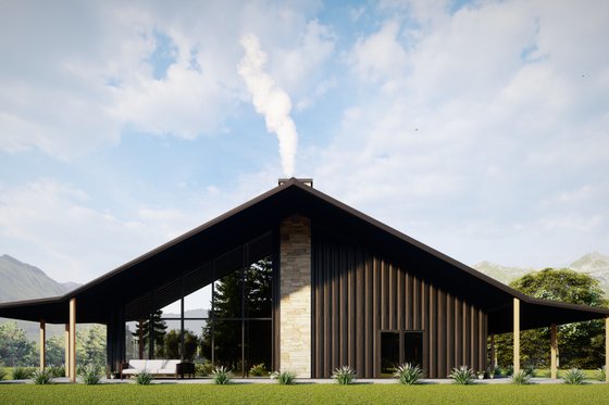 Exterior - Other Elevation 6 for Barndominium House Plan #1107-36 - 3 bed, 2.5 bath