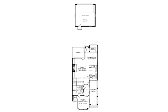 Floor Plan - Main Floor for Victorian House Plan #413-795 - 4 bed, 3 bath