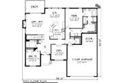 Traditional Style House Plan - 2 Beds 2 Baths 1849 Sq/Ft Plan #70-1080 