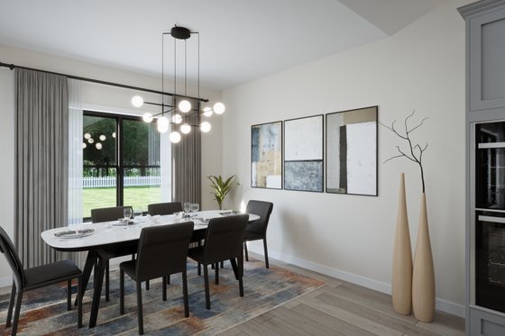 Interior - Dining Room 1 for Country House Plan #1089-50 - 3 bed, 2.5 bath