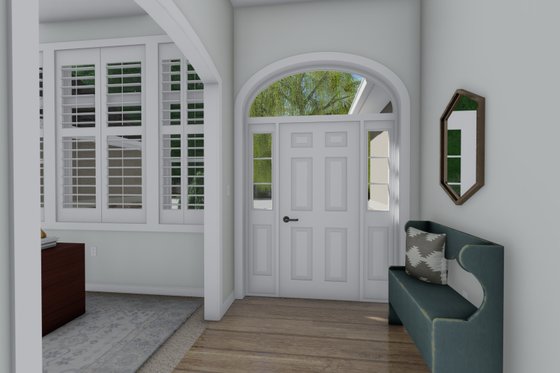 Interior - Entry for Traditional House Plan #1060-100 - 3 bed, 2.5 bath