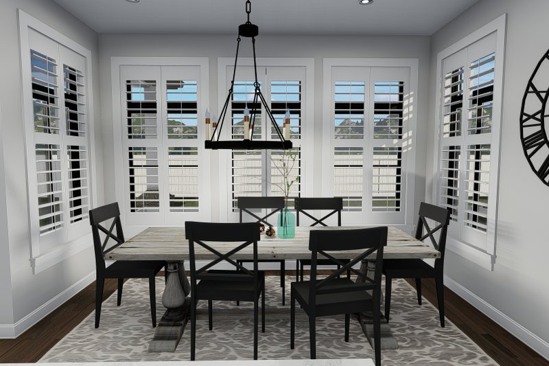 Home Plan - Interior - Dining Room for Ranch House Plan #1060-30 - 5 bed, 3.5 bath