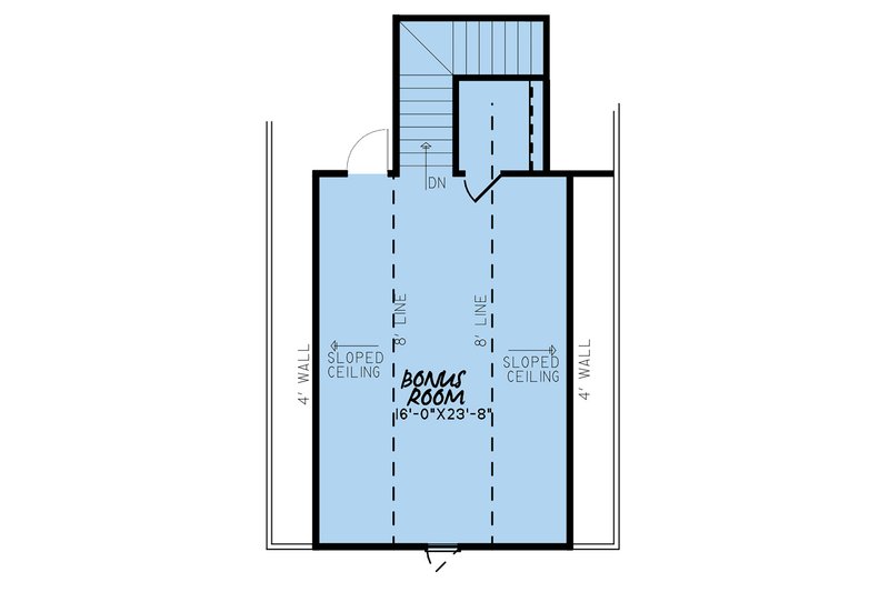 Architectural House Design - Floor Plan - Upper Floor for Traditional House Plan #923-145 - 3 bed, 2 bath