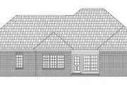Country Style House Plan - 3 Beds 2 Baths 1503 Sq/Ft Plan #21-578 Exterior 
