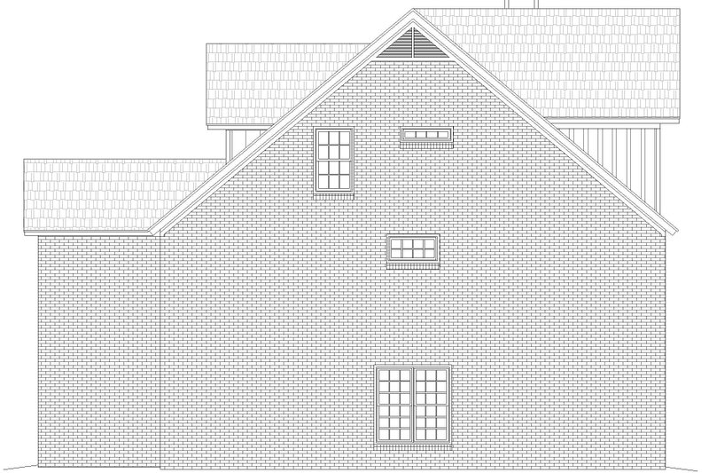 Architectural House Design - Exterior - Other Elevation 1 for Southern House Plan #932-827 - 3 bed, 2 bath