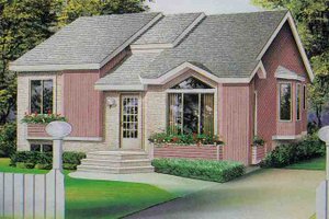 Traditional Exterior - Front Elevation Plan #25-1128