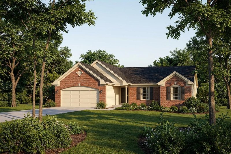 Home Plan - Traditional Exterior - Front Elevation Plan #22-521