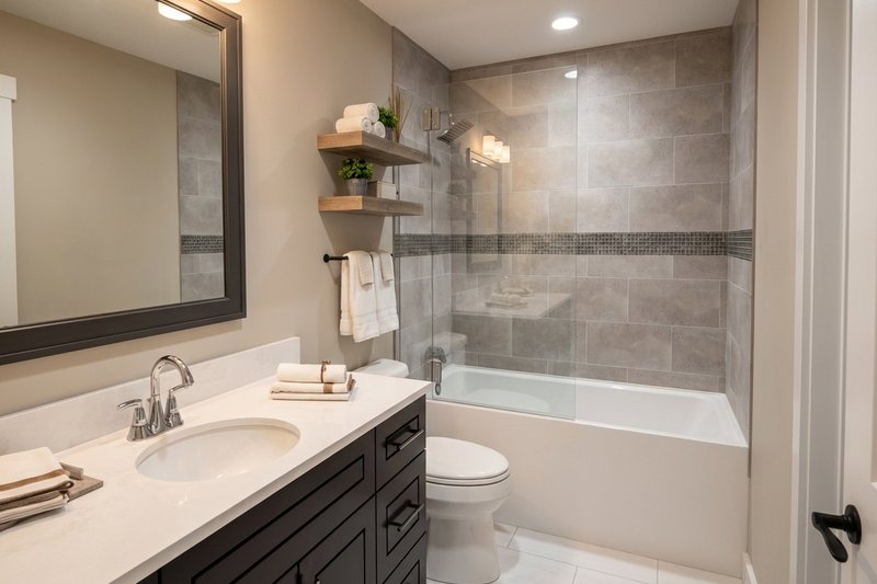 Home Plan - Interior - Master Bathroom 2 for Farmhouse House Plan #51-1524 - 3 bed, 2.5 bath