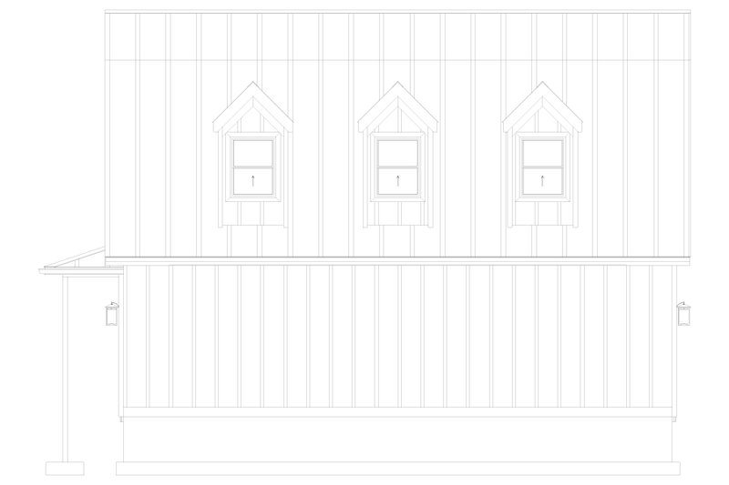 House Design - Exterior - Other Elevation 6 for Country House Plan #1060-228, 0 bath