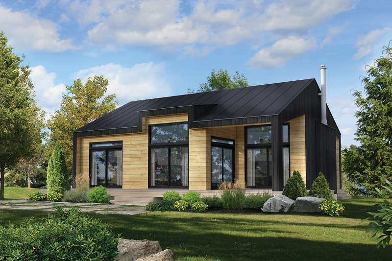 House Blueprint - Cottage Exterior - Front Elevation Plan #25-4935