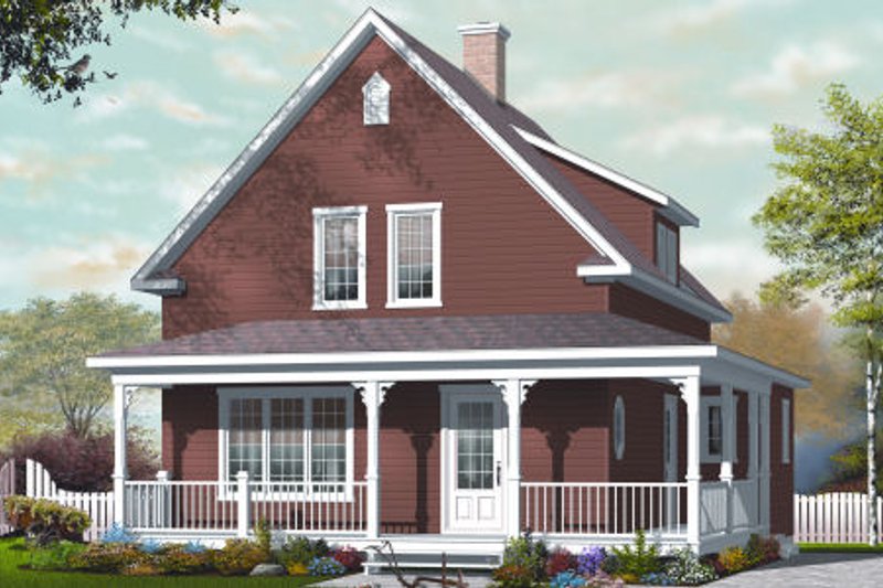 House Design - Country Exterior - Front Elevation Plan #23-2239
