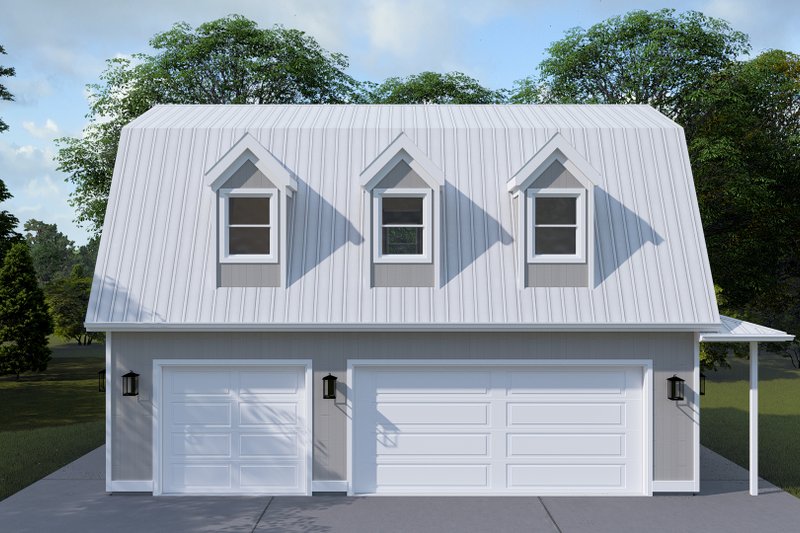 House Design - Exterior - Front Elevation 4 for Country House Plan #1060-228, 0 bath