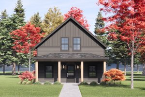 Dream House Plan - Bungalow Exterior - Front Elevation Plan #1096-169