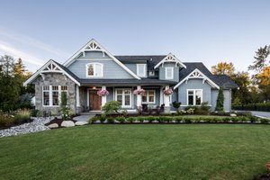 Dream House Plan - Craftsman Exterior - Front Elevation Plan #1086-12