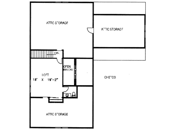 Home Plan - Modern Floor Plan - Upper Floor Plan #117-142