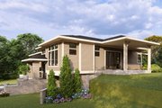 Prairie Style House Plan - 4 Beds 3.5 Baths 3101 Sq/Ft Plan #124-1424 