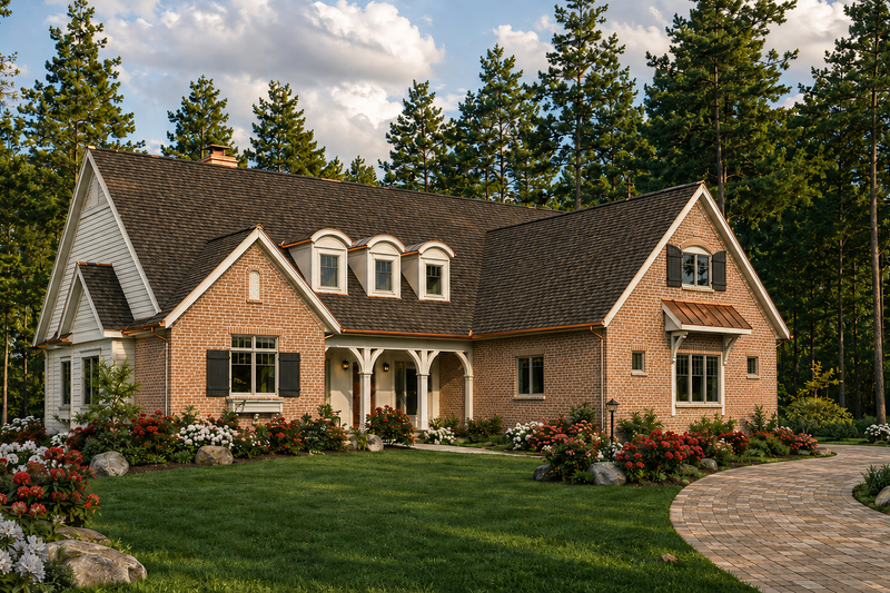 Dream House Plan - Exterior - Front Elevation 4 for Cottage House Plan #928-52 - 3 bed, 2.5 bath