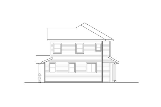 Exterior - Other Elevation 1 for Craftsman House Plan #124-1268 - 6 bed, 4.5 bath