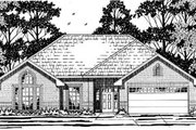 Traditional Style House Plan - 3 Beds 2 Baths 1312 Sq/Ft Plan #42-224 