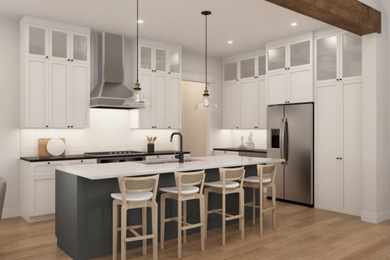 Interior - Kitchen 2 for Farmhouse House Plan #430-336 - 3 bed, 2.5 bath