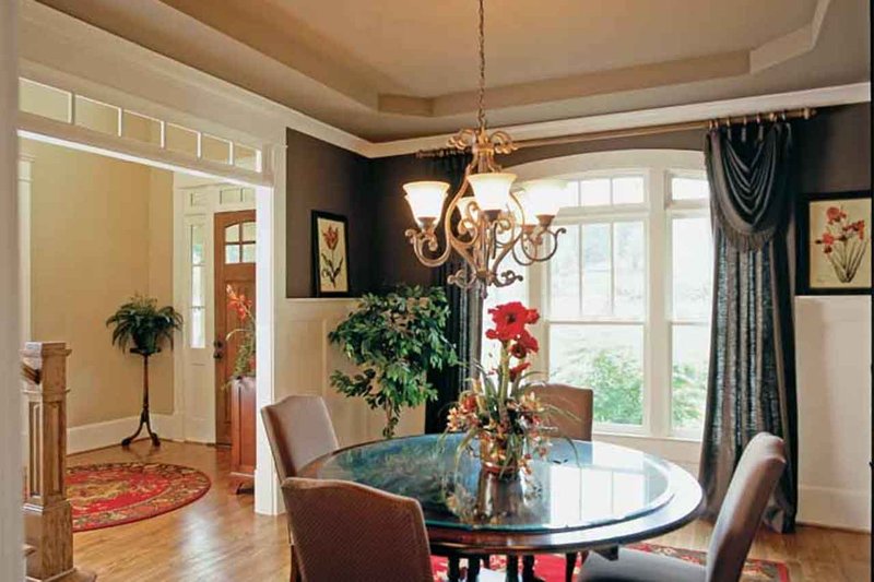 Architectural House Design - Interior - Dining Room for European House Plan #927-24 - 5 bed, 4.5 bath