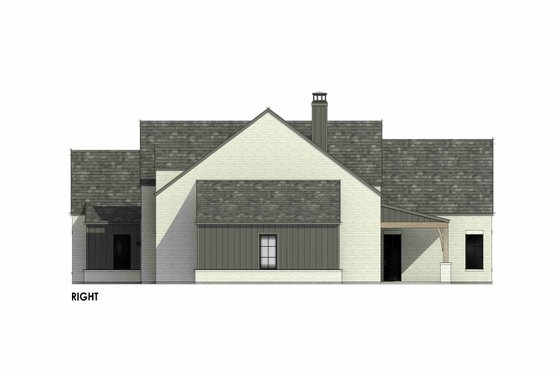 Exterior - Other Elevation 1 for Tudor House Plan #1096-41 - 4 bed, 4.5 bath