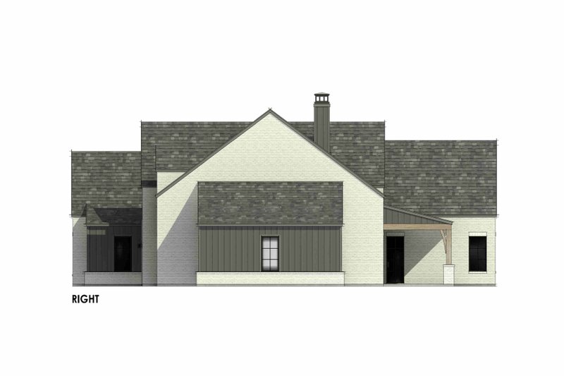 House Plan Design - Exterior - Other Elevation 1 for Tudor House Plan #1096-41 - 4 bed, 4.5 bath