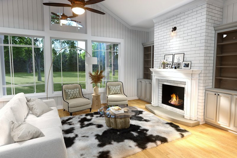 Architectural House Design - Interior - Other for Ranch House Plan #54-541 - 3 bed, 2.5 bath