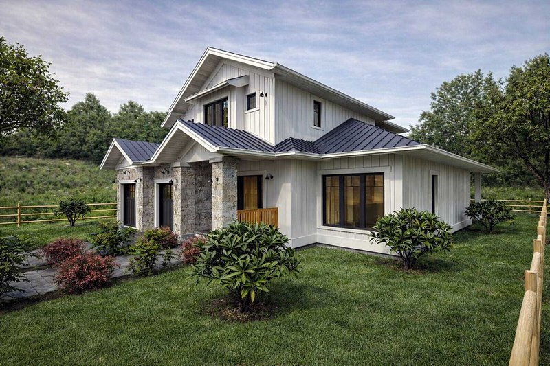 House Blueprint - Exterior - Other Elevation for Country House Plan #1101-60 - 3 bed, 2.5 bath