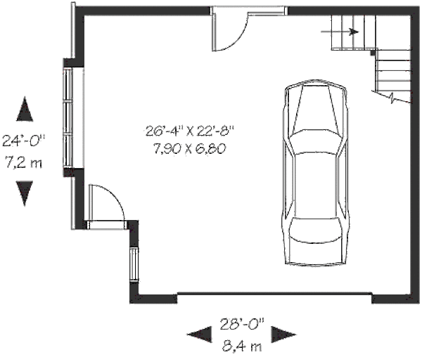 Home Plan - Traditional Floor Plan - Main Floor Plan #23-437