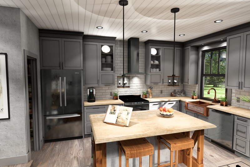 House Design - Interior - Kitchen for Barndominium House Plan #120-291 - 4 bed, 2 bath