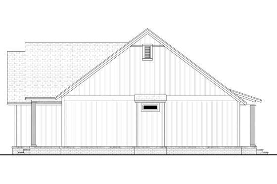 Exterior - Other Elevation for Farmhouse House Plan #430-221 - 3 bed, 2 bath