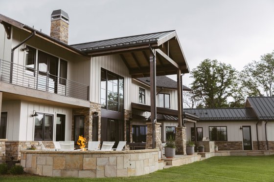 Exterior - Other Elevation for Farmhouse House Plan #1042-22 - 5 bed, 5 bath