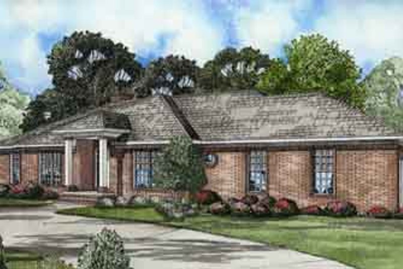 House Plan Design - Traditional Exterior - Front Elevation Plan #17-2087